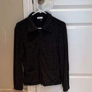 France’s I am brand new Black Button-Up light weight  with pockets
